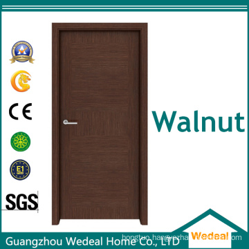 Customize Wood Veneer MDF Flush Walnut Solid Core Door